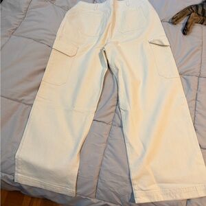 Z Supply Cream Cargo Pants